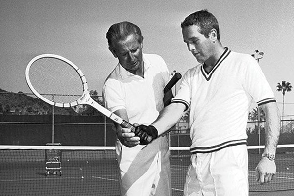 Tennis lesson at The Racquet Club